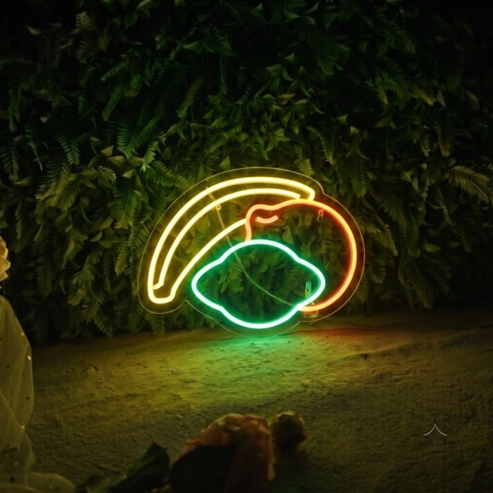 Assorted Fruits Neon Sign