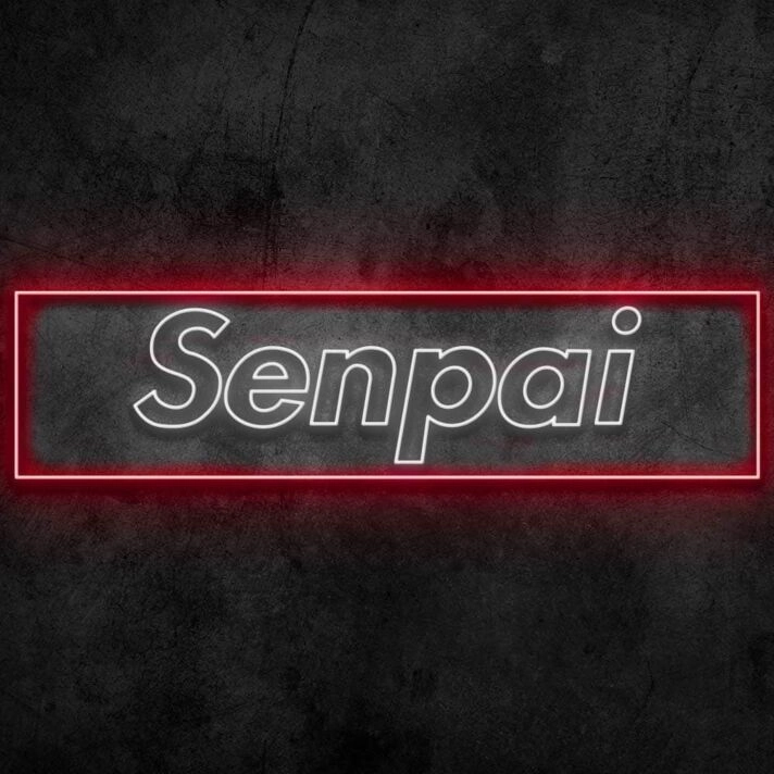 Supreme Senpai Neon Sign