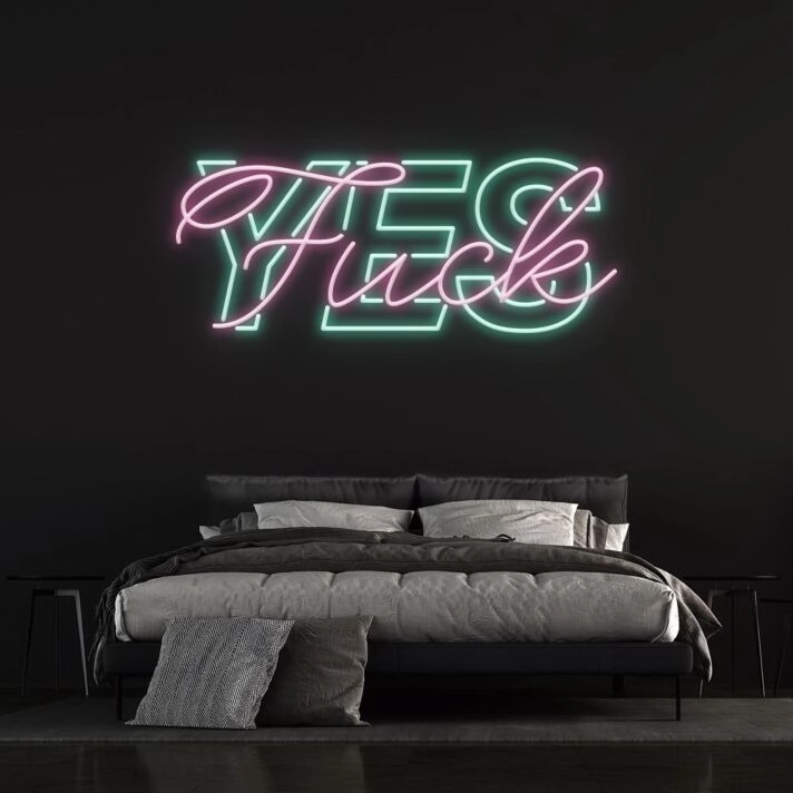 Fuck Yes Neon Sign