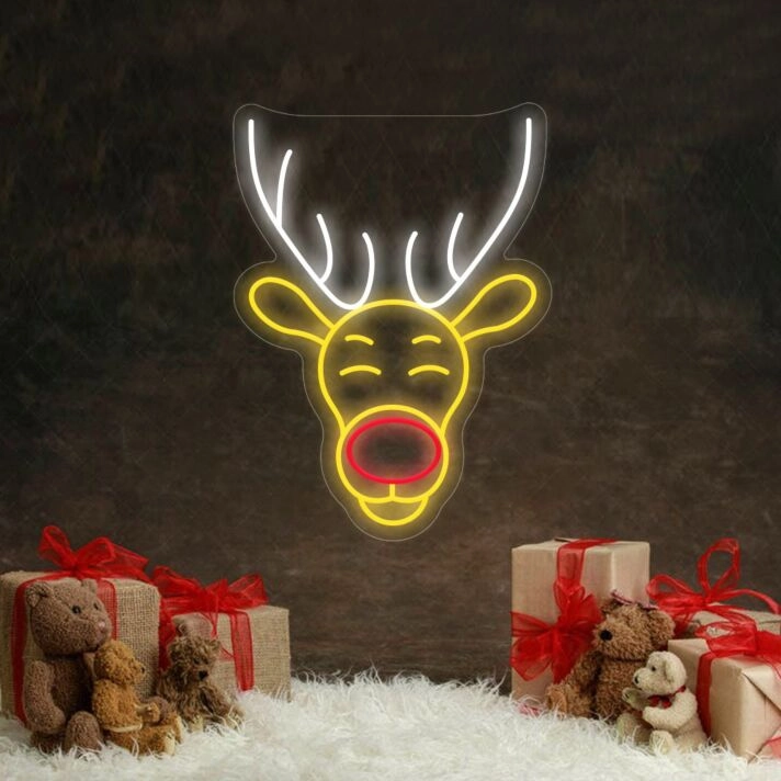 Christmas Deer Neon Sign
