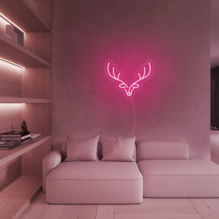 Elk Deer Neon Sign