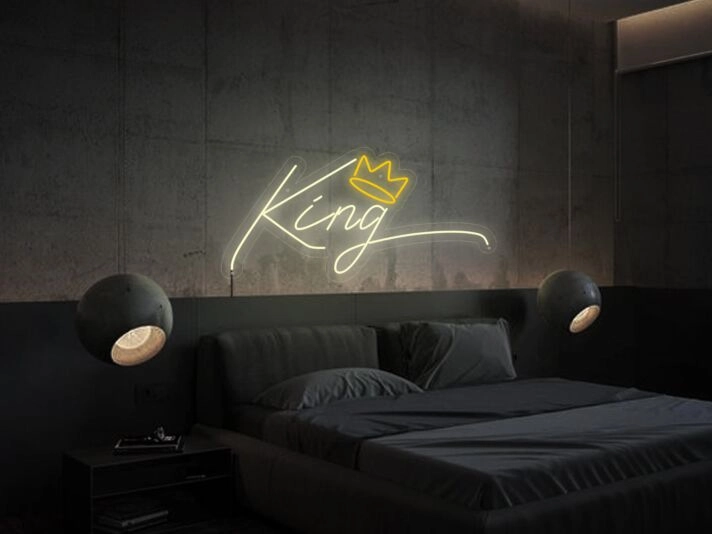King Neon Sign
