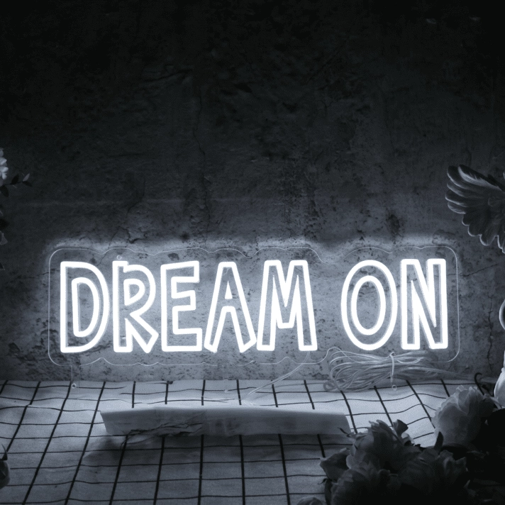 Dream On Neon Sign Neon Light Signs Custom For Wedding Bar Party Home Decoration