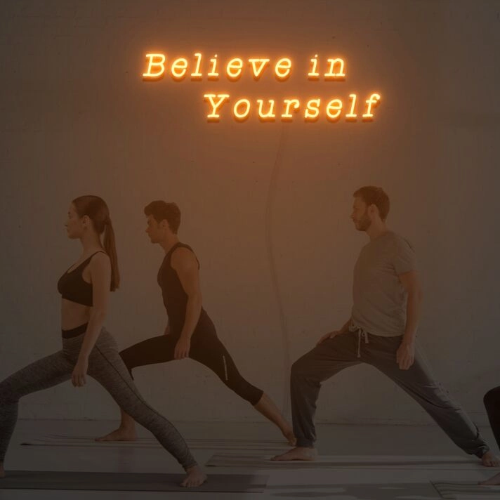 Belive In Yourself Neon Sign Custom Neon Sign Lights Night Lamp Led Neon Sign Light For Home Party
