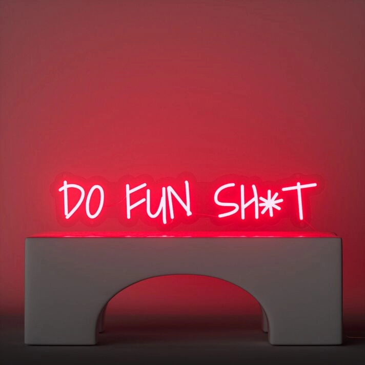 Do Fun Sht Neon Sign