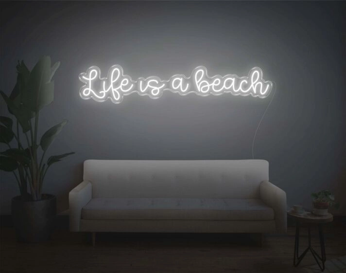 Life Is A Beach Neon Sign