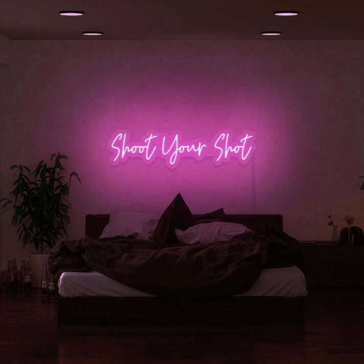 Shoot Your Shot Neon Sign