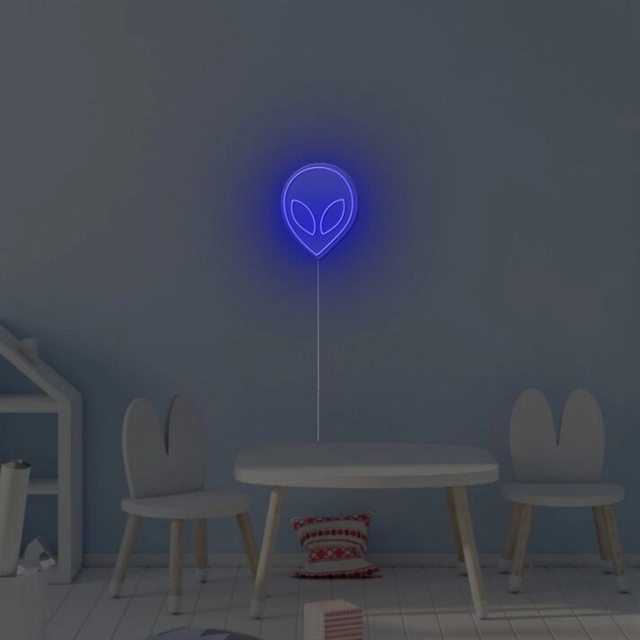 Alien Face Neon Sign
