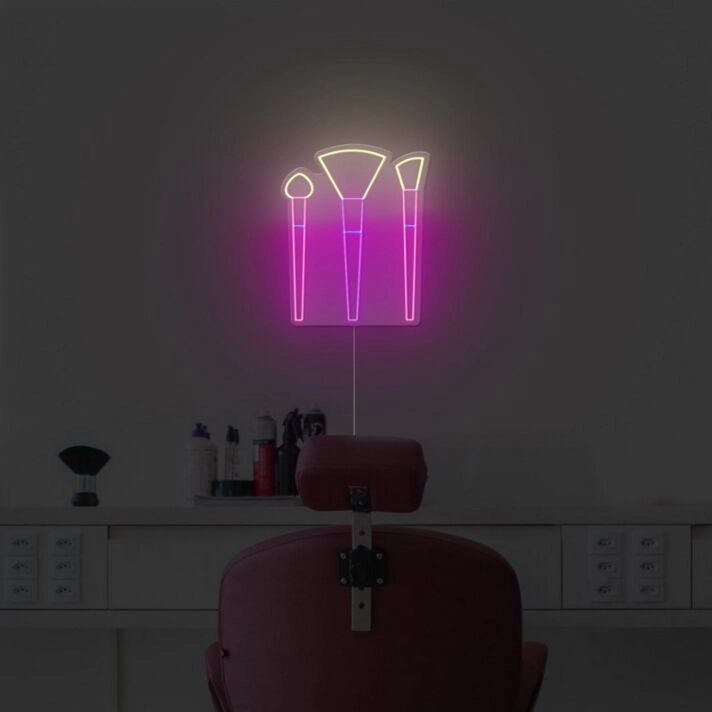 Makeup Brush Neon Sign