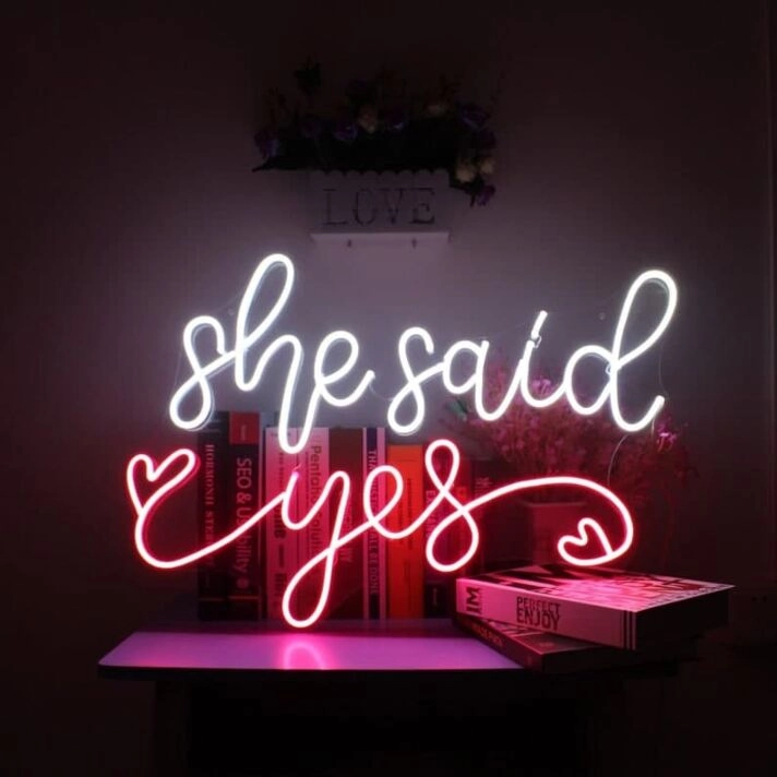 She Said Yes – Led Neon Sign