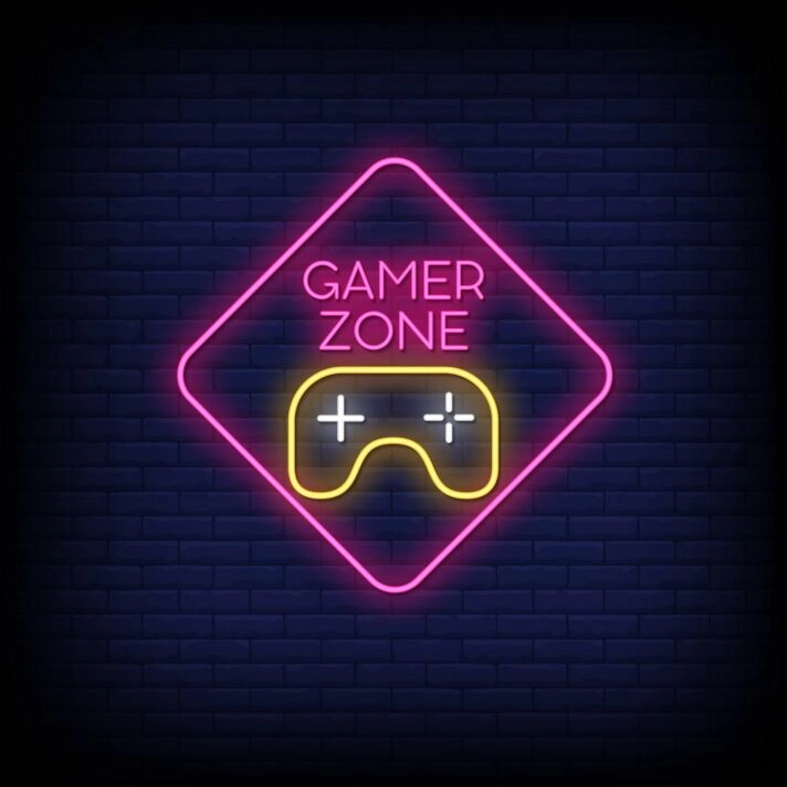 Gamer Zone Neon Sign