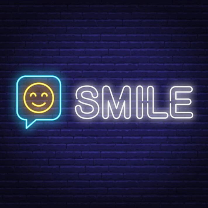 Smile Neon Sign