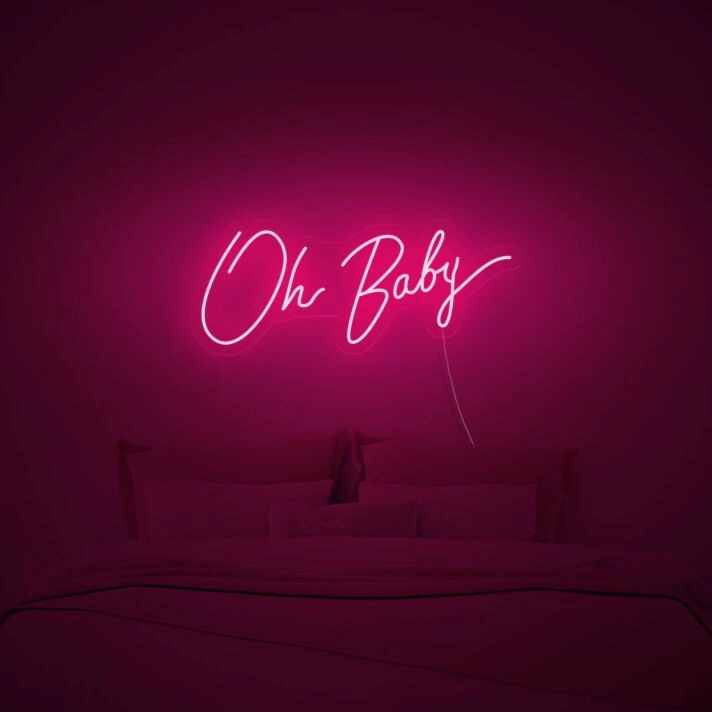 Oh Baby Neon Sign