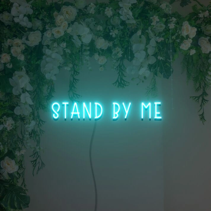 Stand By Me Neon Sign Lights Night Lamp Led Neon Sign Light For Home Party