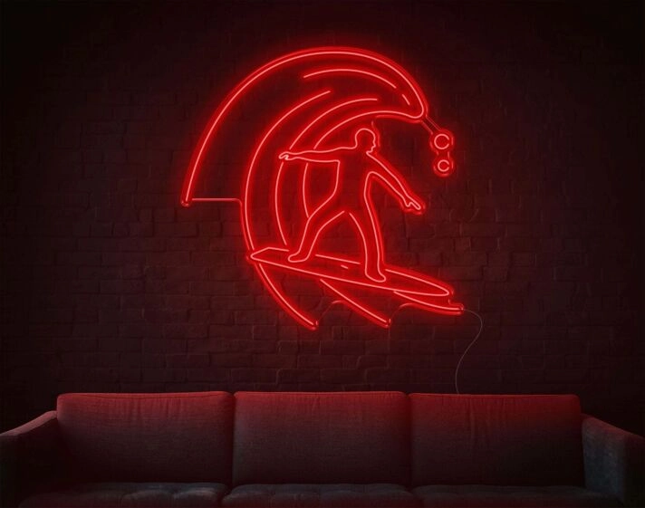 Surfing LED Neon Sign from 30inch