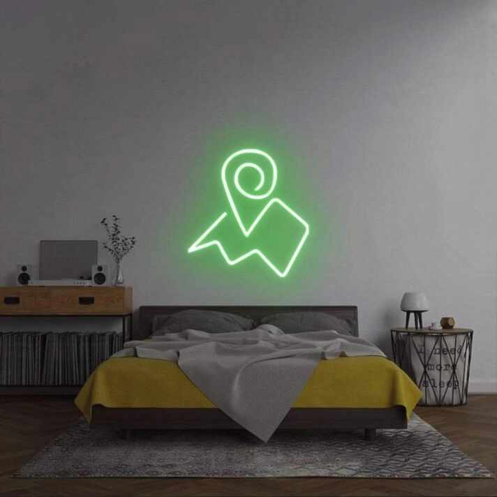 'Map' Neon Sign