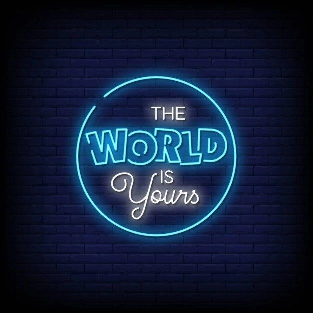 The Word Is Yours Neon Sign