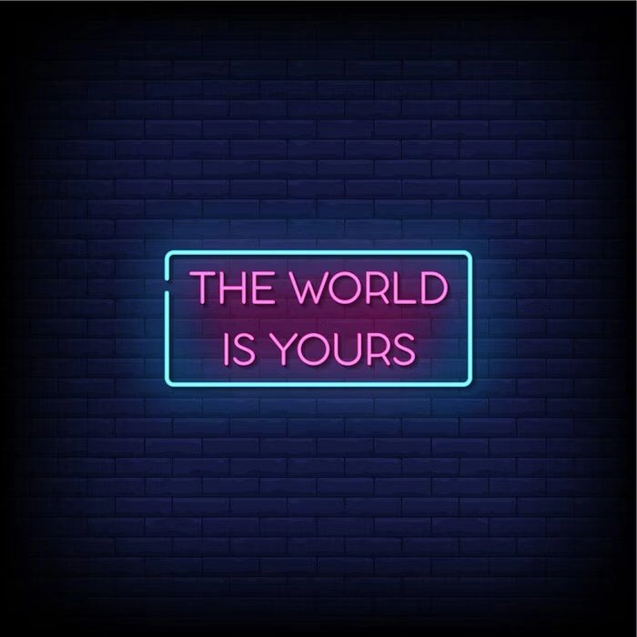 The Word Is Yours Neon Sign