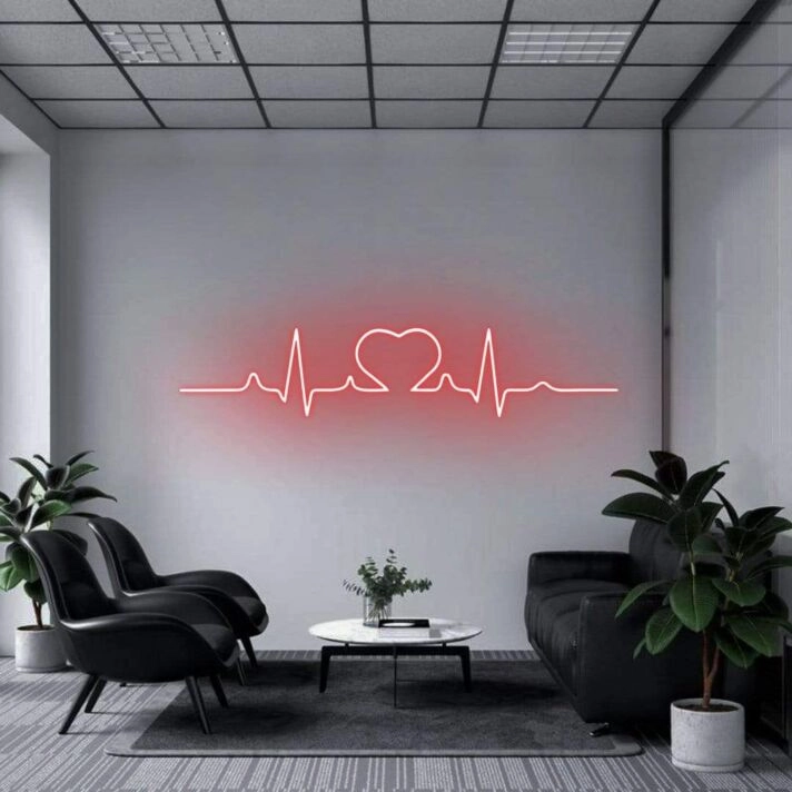 'Heartbeat' Neon Sign