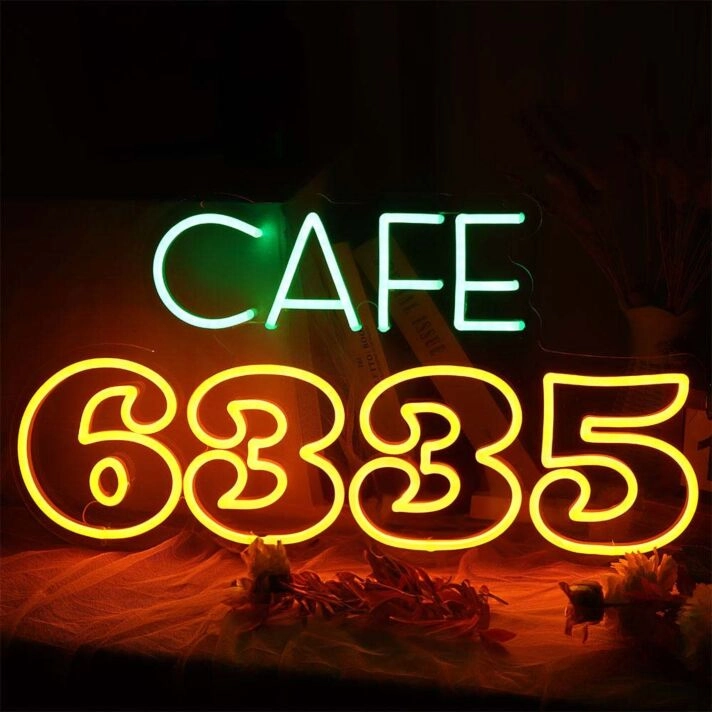 Cafe 6335 Neon Sign