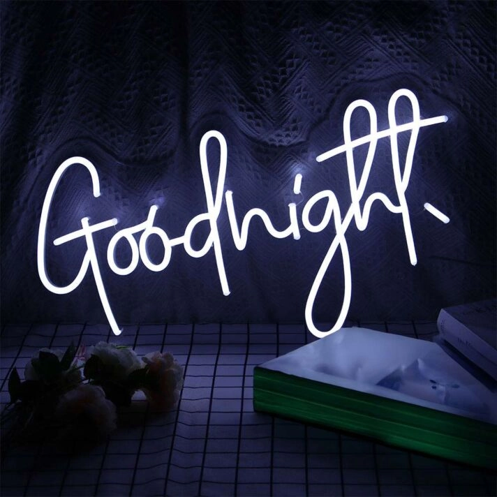 Goodnight Neon Sign