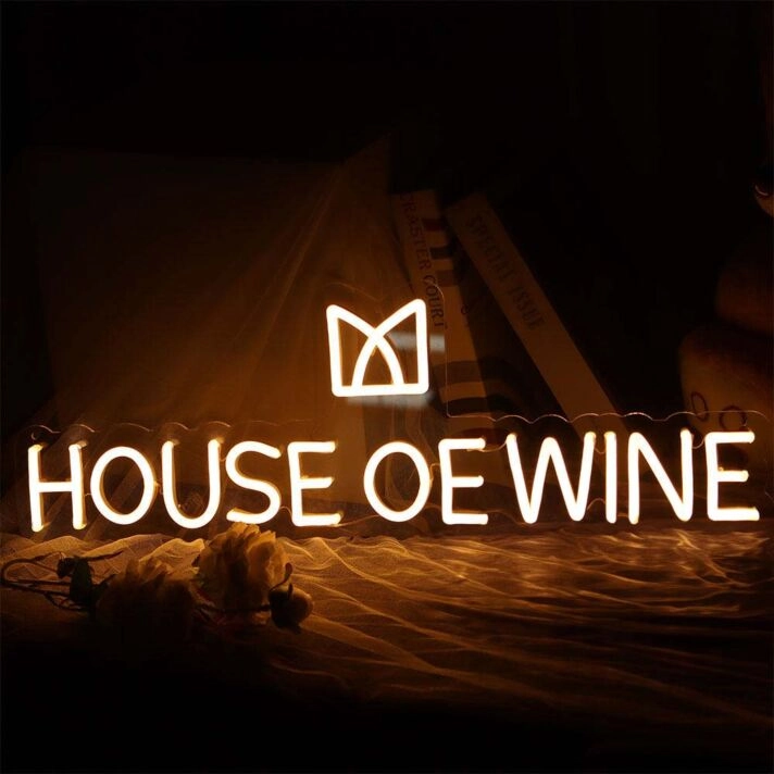 House of Wine Neon Sign