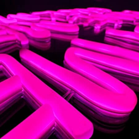 Trust Me Love Me Fvck Me Neon Sign Pink Neon Light Led For Wall Decor