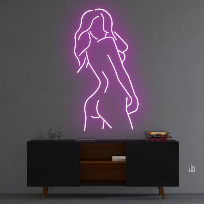 'Beauty Pose' Neon Sign