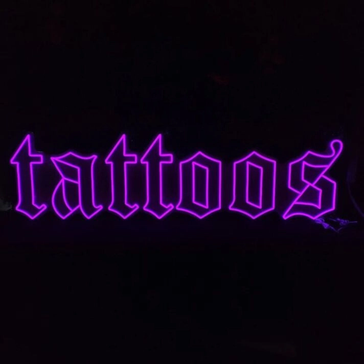 Tattoo Shop Decor Neon Sign