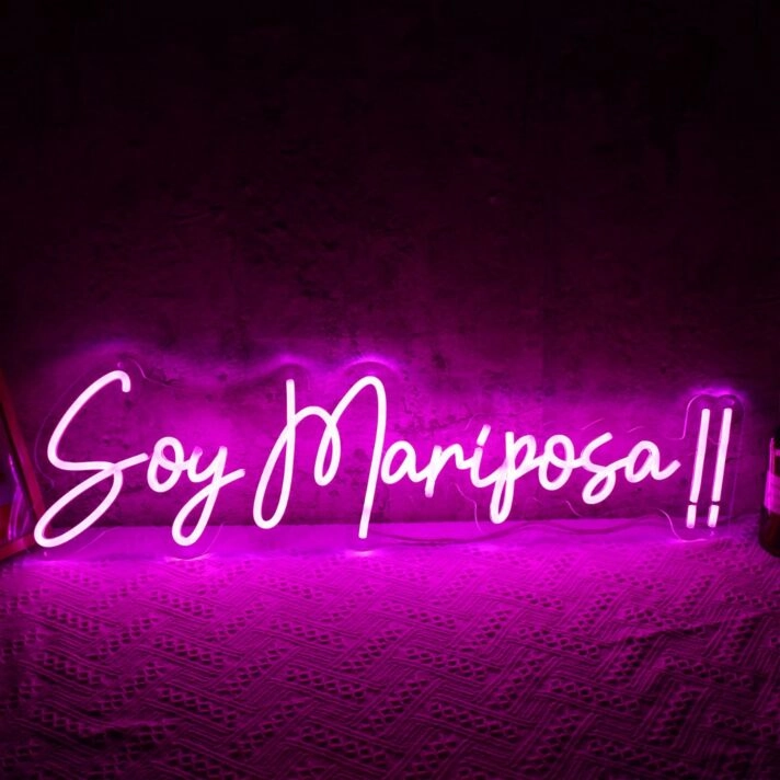 Soy Mariposa Neon Sign