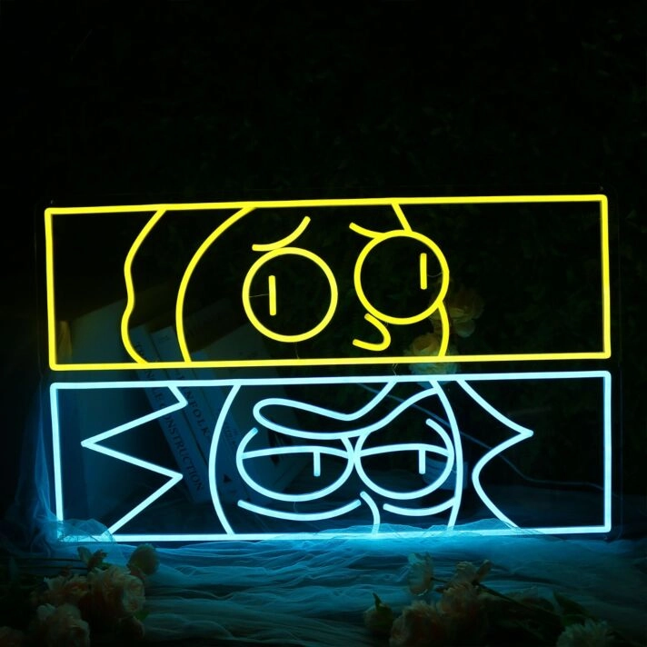 Rick And Morty Neon LED Sign