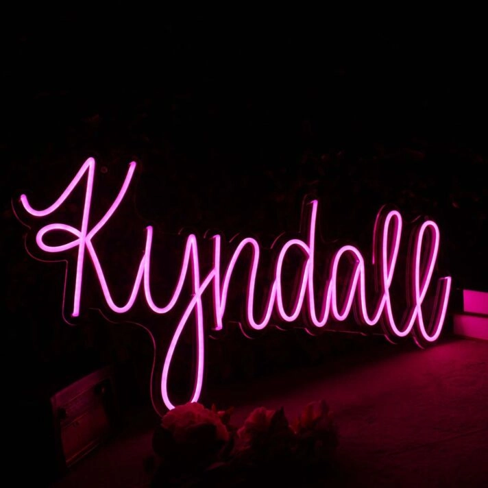 Kyndall Pink Neon Sign