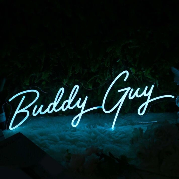Buddy Guy Blue Neon Sign