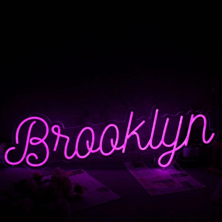Brooklyn Pink Neon Sign