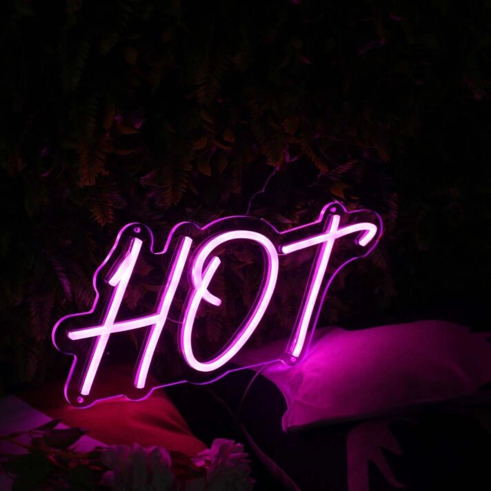 Hot Dark Purple Neon Sign