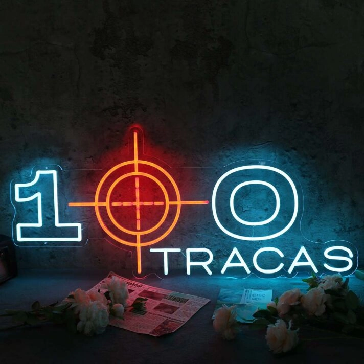 100 Tracas Custom Neon Sign