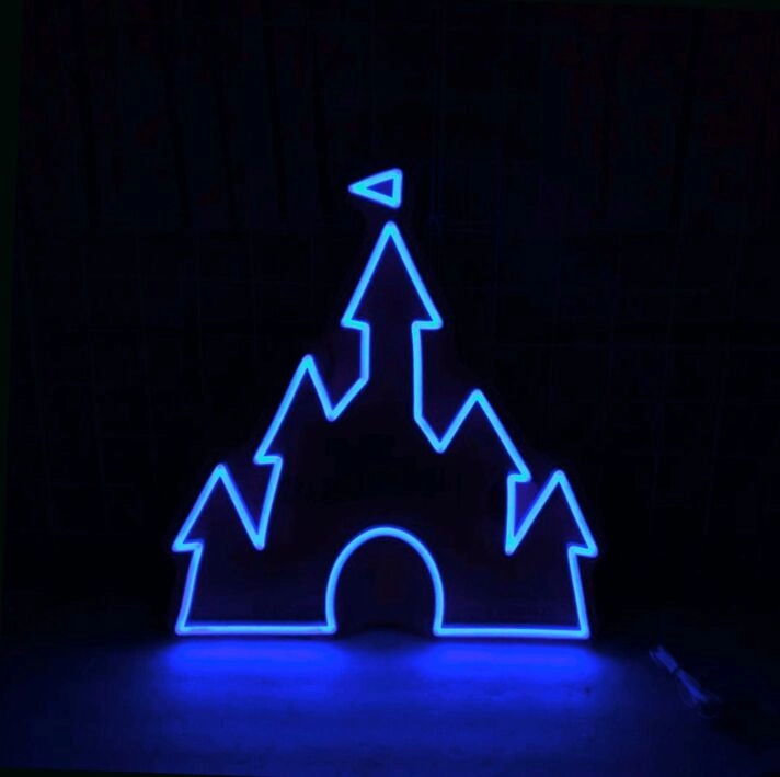 Castle Neon Sign