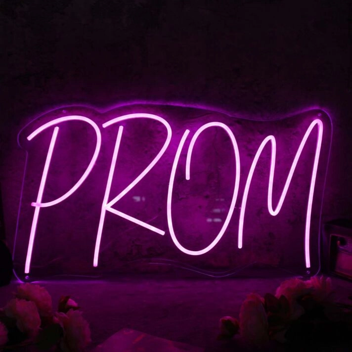 PROM Pink Custom LED Neon Sign