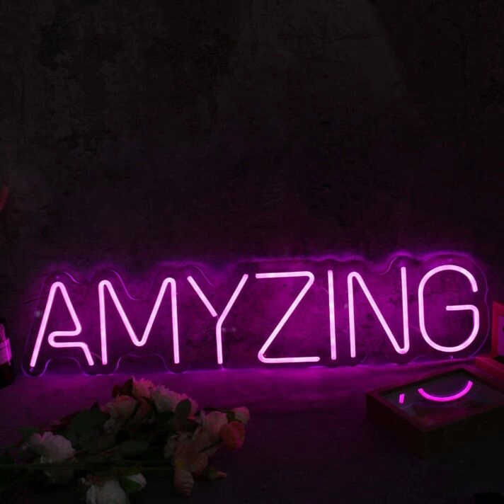 Amyzing Pink Neon Sign