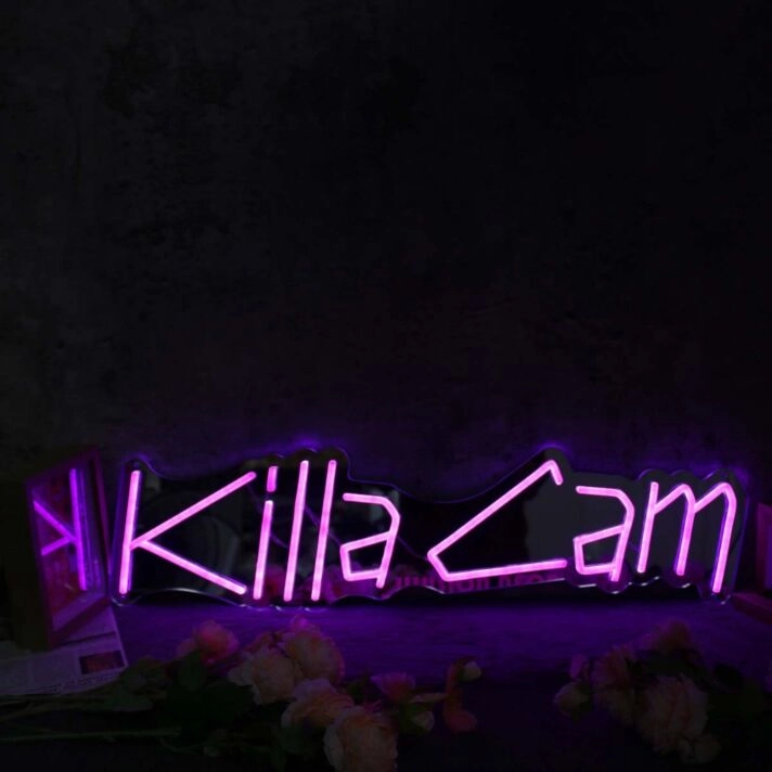 Killa Cam Pink Neon Sign