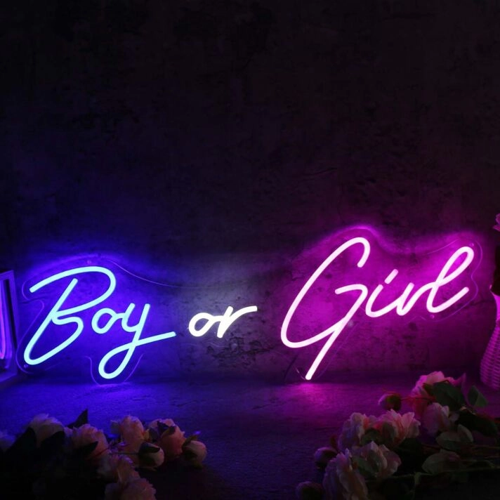 Boy Or Girl Custom Neon Sign