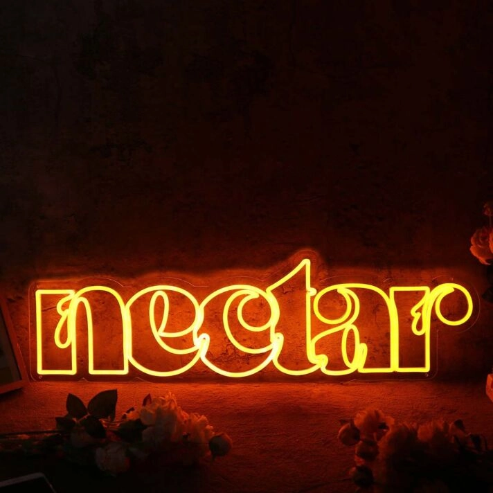 Nectar Orange Neon Sign