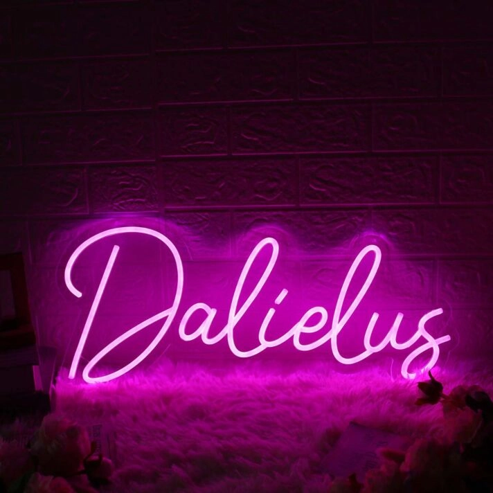 Dalielus Pink Neon Sign