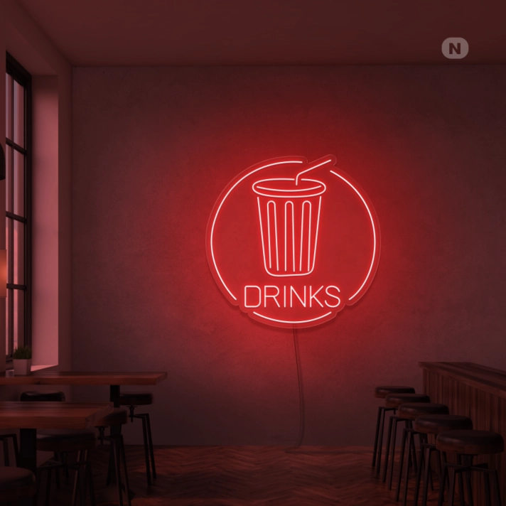 Customize Beverage Neon Sign