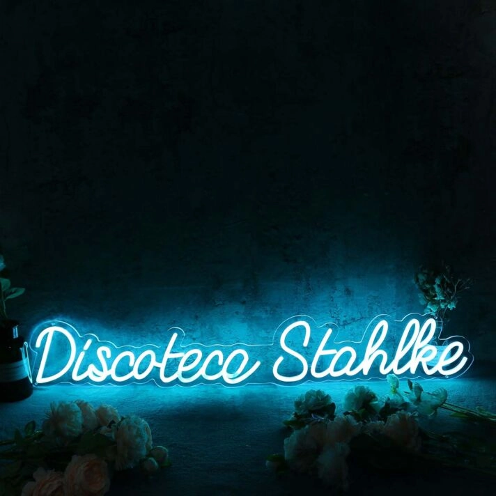 Discoteca Stahlke Blue Neon Sign