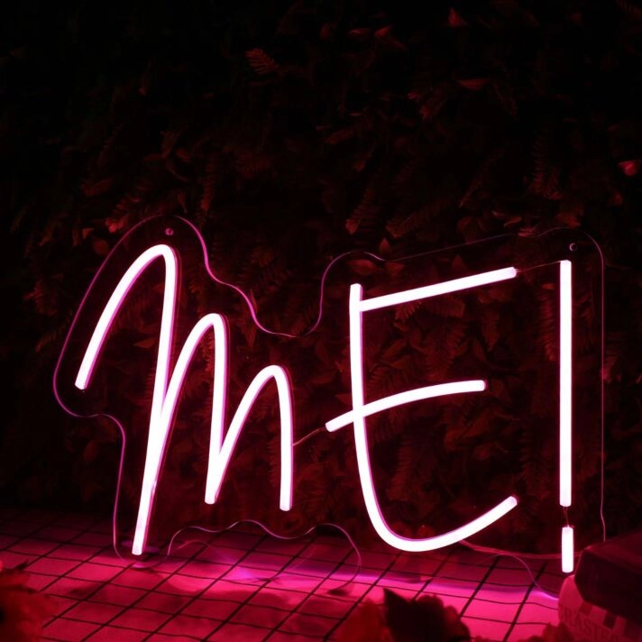Me Red Custom Neon Sign