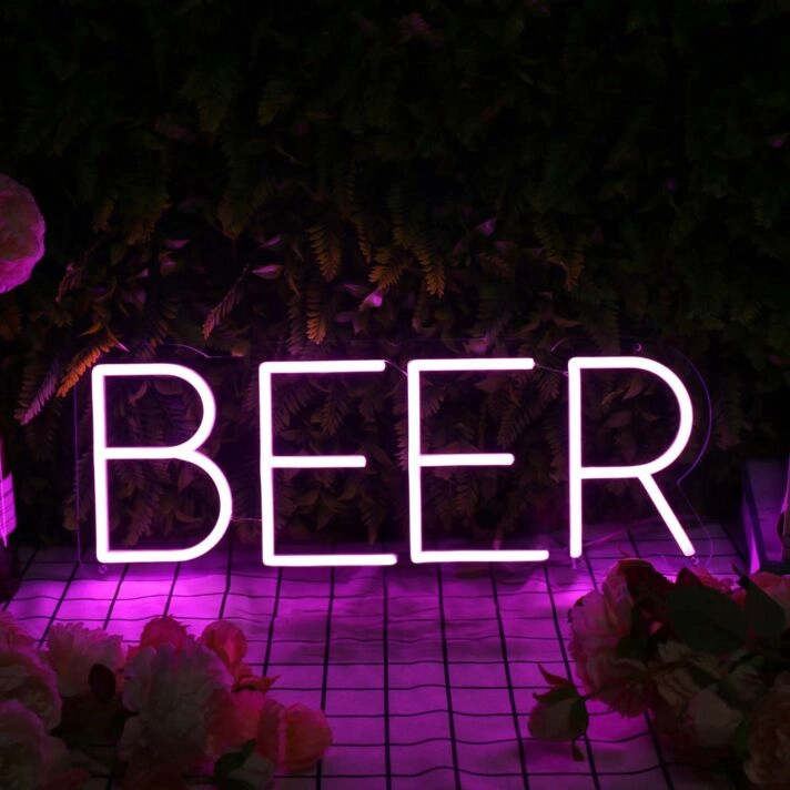 BFFR Purple Neon Sign