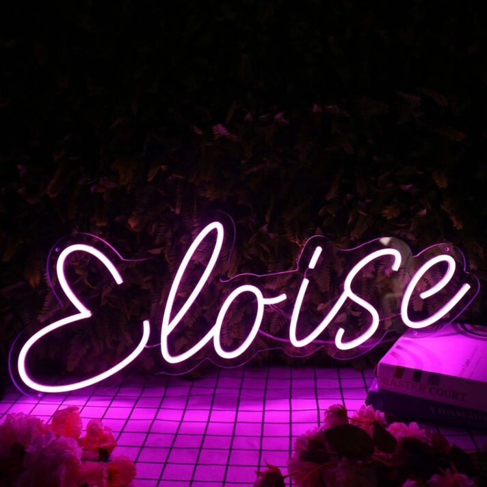 Eloise Purple Neon Sign