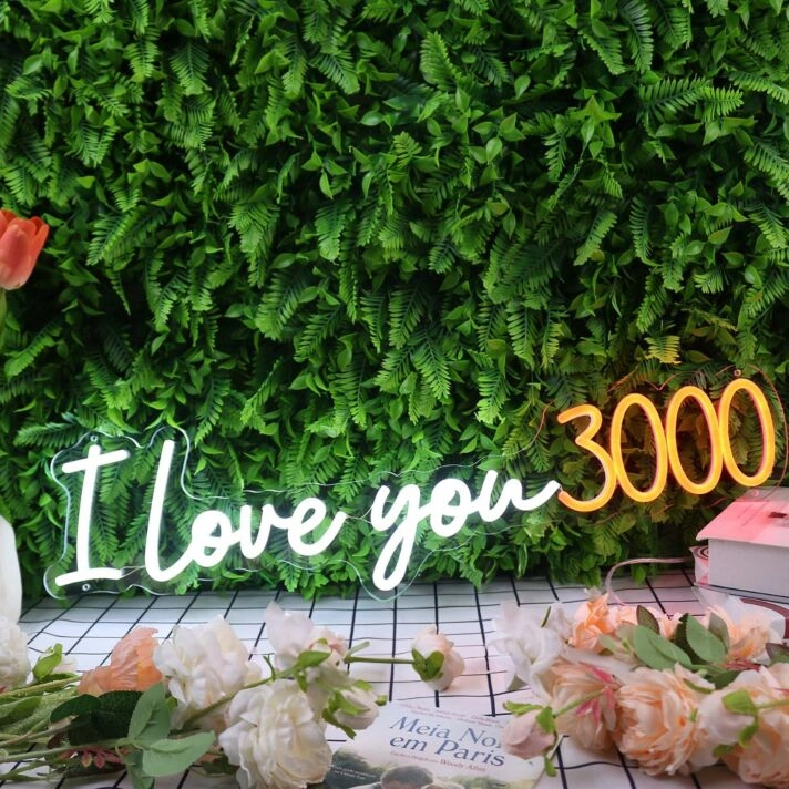I love You 3000 Neon Sign