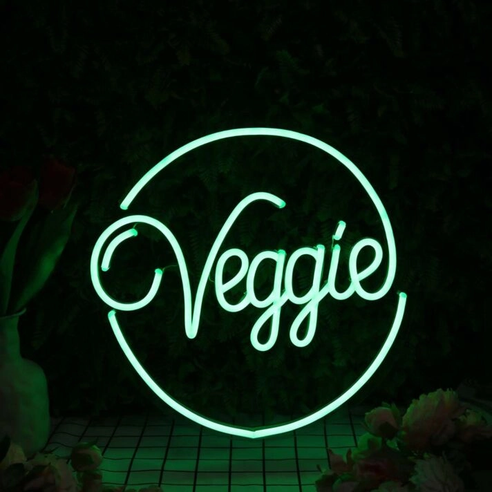 Veggie Green Neon Sign